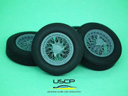 USCP Roues/Pneus en fil d'acier Mercedes 300 SLR 16"