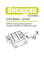 Decalcas Detail up set for Porsche 911 991 GT3 RSR - 2018