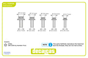 Decalcas Hex Flange Bolts Driller For Safety Wire