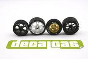 Decalcas Tire sidewall white chalk markings 1:24 scale-dcl-og008-gpmodeling