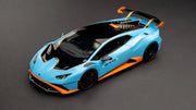 Lamborghini HURACAN STO car made from resin kit scale 1/24 by ALPHAMODEL - gpmodeling ready project