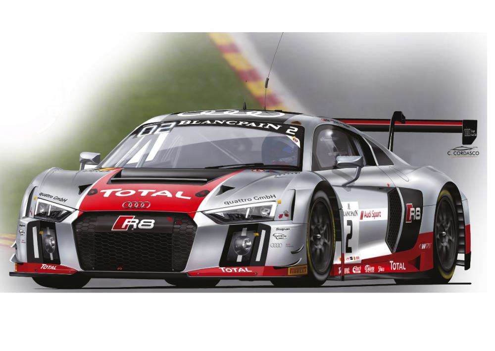 NuNu Audi R8 LMS GT3 2015 Spa 24 Hours | GPmodeling