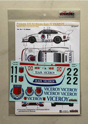 SK Decals Porsche 935 K2 Macau Guia '82 Viceroy-sk24072-gpmodeling