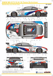 SK Decals BMW M6 GT3 VLN '18 Team Schnitzer-sk24075-gpmodeling