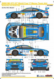 SK Decals BMW M6 GT3 GT World Cup Macau '17-sk24080-gpmodeling