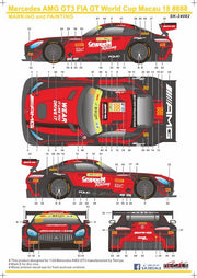 SK Decals Mercedes Benz AMG GT FIA GT World Cup Macau '18-sk24082-gpmodeling