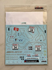 SK Decals BMW M6 GT3 VLN '18 Team Walkenhorst #34-sk24086-gpmodeling