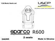 USCP Sparco R600 sport seats 1:24-24a065-gpmodeling