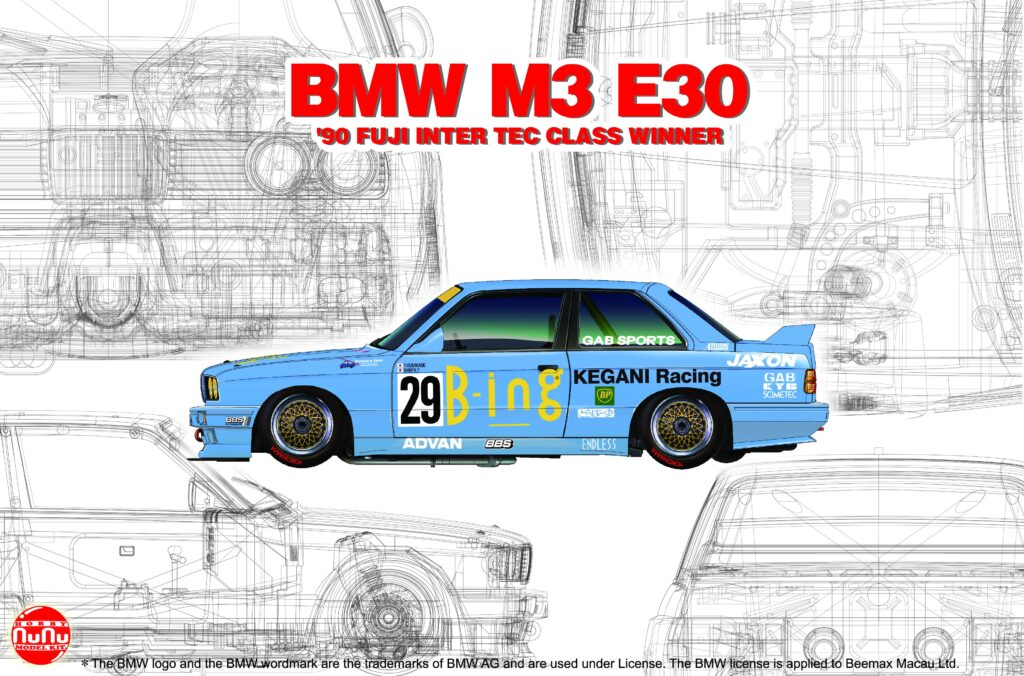NUNU Bmw M3 E30 Gr.A 1990 InterTEC Class Winner | Model kit NUNU Bmw M3 E30 Gr.A 1990 InterTEC Class Winner | Model kit
