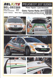 Belkits decalset Peugeot 207 S2000-BELDEC008-gpmodeling