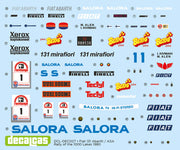 Decalcas Fiat 131 Abarth Fiat Rally / ASA-DCL-DEC027-gpmodeling