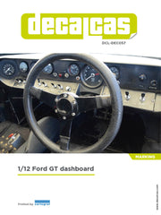 Decalcas Ford GT40 Mk II dashboard decals-DCL-DEC057-gpmodeling