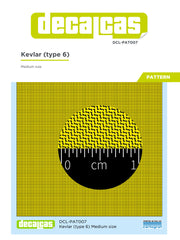 Decalcas Kevlar - type 6 - Medium Size-DCL-PAT007-gpmodeling