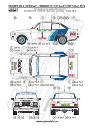 Reji Model Ford Escort RS 1800 Rally Portugal 1979 - 081 - gpmodeling