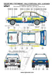 Reji Model Ford Escort Mk.II Rally Portugal 1979 - A. Vatanen/P. Bryant - 082 - gpmodeling