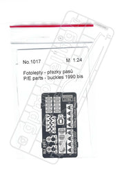 Reji Model Photo Etched Upgrade set for seat belts-reji 1017-1017-gpmodeling