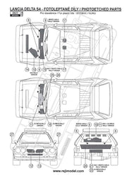Reji Model Photo Etched Upgrade set for Lancia Delta S4-reji 1026-1026-gpmodeling