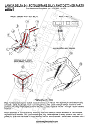 Reji Model Photo Etched Upgrade set for Lancia Delta S4-reji 1026-1026-gpmodeling