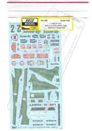 Reji Model Lancia Rally 037 Seven Up Sponsor by Seven Up 1:24 - SKU: 109 Car n 2 - Servia/Sabater - gpmodeling
