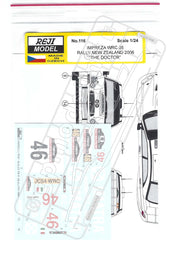 Reji Model Subaru Impreza WRC Imatra #46 The Doctor Sponsor by Imatra 1:24 - SKU: 116 Car n 46 - Valentino Rossi/Carlo Cassina - gpmodeling
