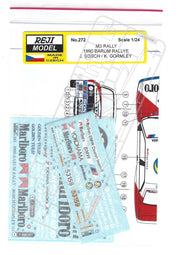 Reji Model BMW M3 E30 - Barum Czech Rally 1990 - Sponsor by Marlboro - 1:24 - SKU: 272 - (reji 272) - Car n 4 - J. Bosch / K. Gormley at GPmodeling