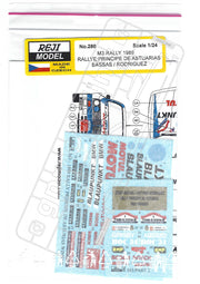 Reji Model BMW M3 E30 Blaupunkt #4 - Rallye Principe de Astuarias - Sponsor by Blaupunkt - 1:24 - SKU: 280 - (reji 280) - Car n 1 - Bassas/Rodriguez - at GPmodeling