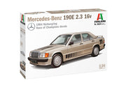Italeri Mercedes-Benz 190E 2.3 16v, car model kit, scale 1:24, SKU 3624 - buy at GPmodeling