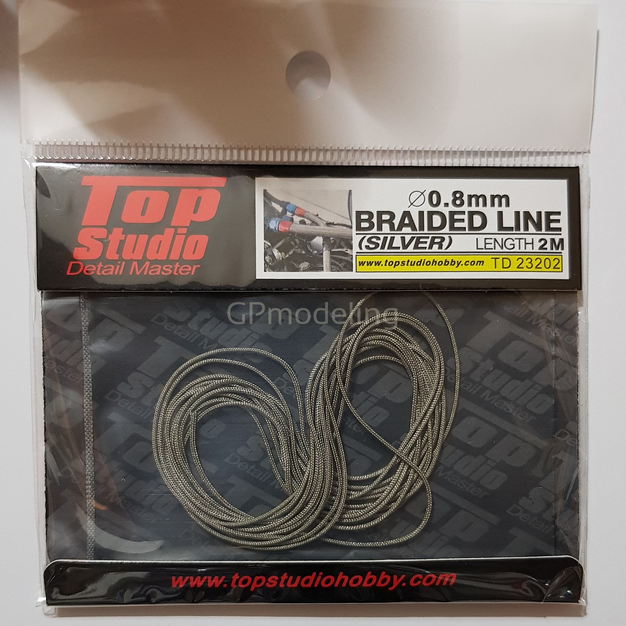 Top Studio Braided Line 0.8mm 2mt (silver) - TD23202