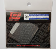 Top Studio Hex Nuts Photoetch set 0.6mm - 1.3mm - TD23040-gpmodeling