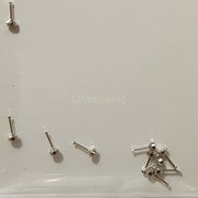 Top Studio Hex Rivet 0.7mm (C) Silvery - 1/24 TD23248-gpmodeling