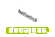 DECALCAS Classic wheel accesories - Lug nuts and tyre valves 1/24 scale