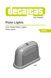 DECALCAS Hella plate lights 1/24 scale