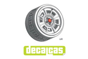 DECALCAS Rims set Abarth Cromodora CD68 1/20 scale