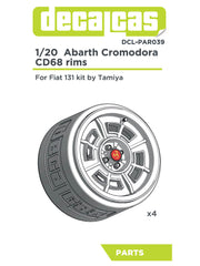 DECALCAS Rims set Abarth Cromodora CD68 1/20 scale