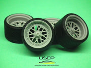 USCP Messer wheels and tires ME15-3 19" 1/24 - 24W099-gpmodeling