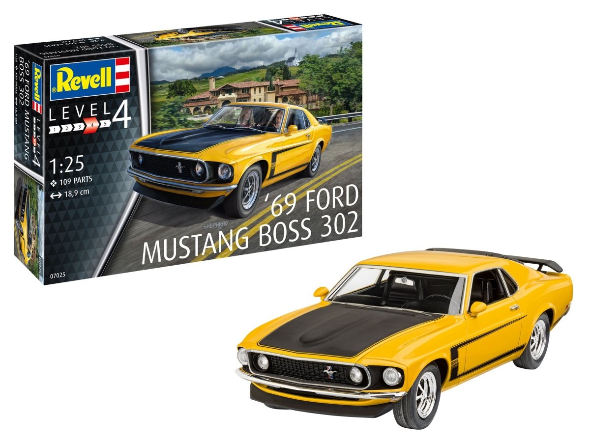 REVELL 07025 1969 Boss 302 Mustang 1:25 - 07025