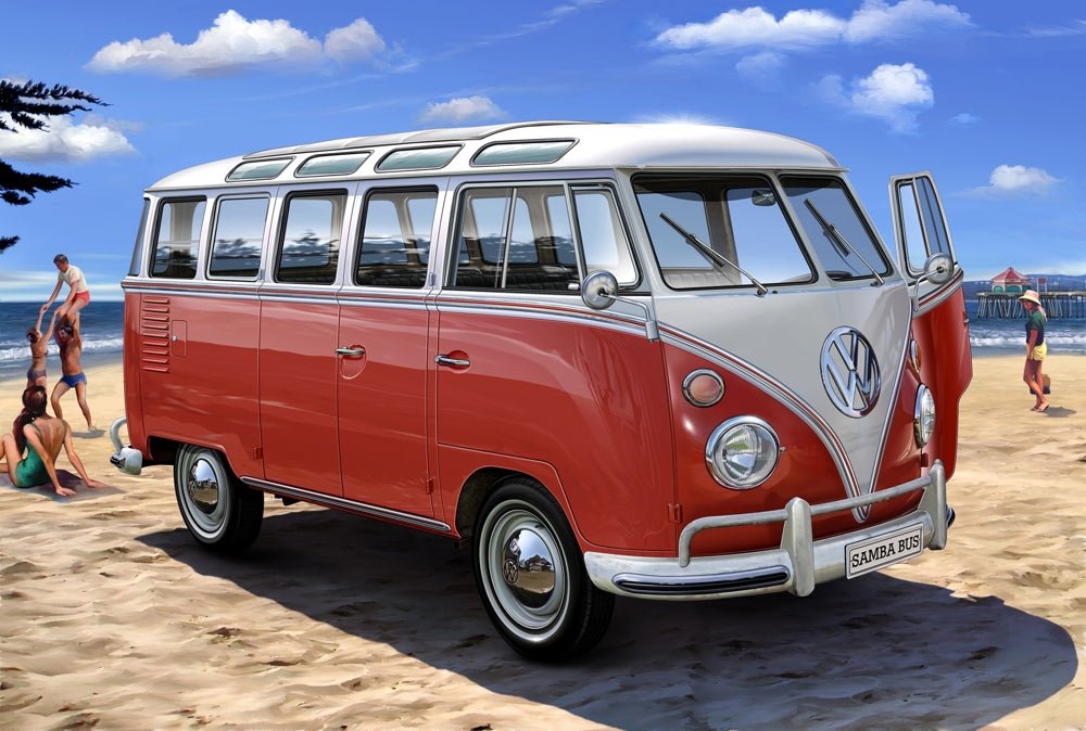 Revell model car kit VW T1 Samba Bus 1/24 GPmodeling