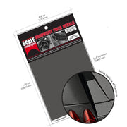 SCALE MOTORSPORT CARBON FIBER TWILL WEAVE BLACK/METALLIC 1000