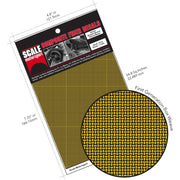 SCALE MOTORSPORT KEVLAR FIBER BLACK/YELLOW 1300