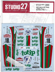 Studio27 Lancia Rally 037 Totip #18 Sanremo 1983-ST27-DC097D-gpmodeling