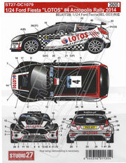 Studio27 Ford Fiesta Lotos #4 Acropolis Rally 2014-st27-dc1079-gpmodeling