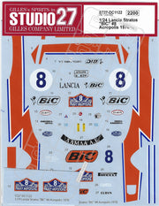 Studio27 Lancia Stratos HF BIC #8 Acropolis Rally 1978-st27-dc1122-gpmodeling