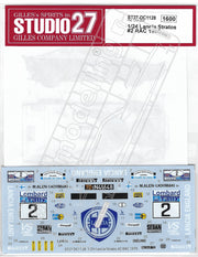 Studio27 Lancia Stratos #2 Great Britain RAC Rally 1979-st27-dc1128-gpmodeling