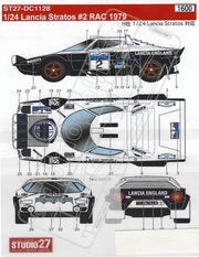 Studio27 Lancia Stratos #2 Great Britain RAC Rally 1979-st27-dc1128-gpmodeling