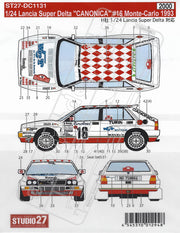 Studio27 Lancia Super Delta Deltona HF Integrale Canonica #16-st27-dc1131-gpmodeling