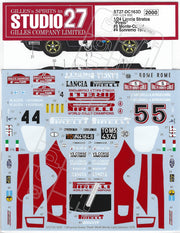 Studio27 Lancia Stratos HF Pirelli Team Monte Carlo Rally #4 #5-st27-dc163d-gpmodeling