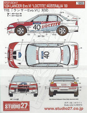 Studio27 Mitsubishi Lancer Evo VI "LOCTITE" Australia 2000-st27-dc417-gpmodeling