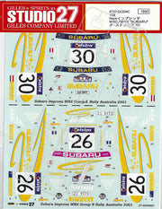 Studio27 Subaru Impreza WRC Rally Australia 2001 #26 #30-st27-dc534c-gpmodeling