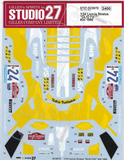 Studio27 Lancia Stratos HF Sanremo Rally 1980 "OLIO Fiat" #24-st27-dc567d-gpmodeling