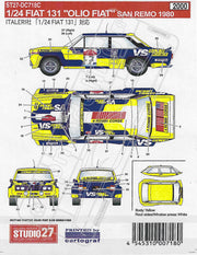 Studio27 Fiat 131 "Olio Fiat" Sanremo 1980-st27-dc718c-gpmodeling